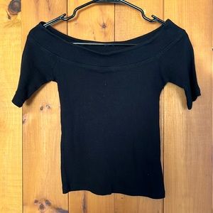 🔴Black Off the Shoulder Top